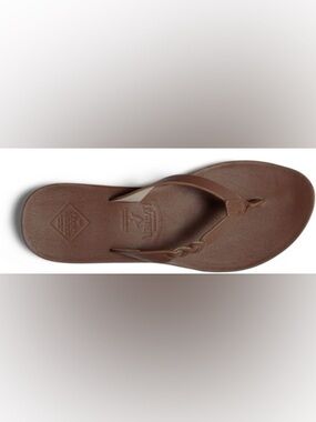 Womens FreeWater Braided Flip Flops Style Sedona leather